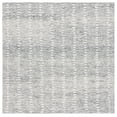 thumbnail image 2 of SAFAVIEH Abstract Madrid Striped Geometric Area Rug, Gray/Ivory, 6' x 6' Square, 2 of 11