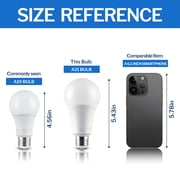 Great Value A21 LED 3-Way Light Bulb, Soft White, E26 Medium Base