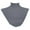 Gray, variant on UDIYO Women's Faux Turtleneck Dickey Collar Half Top Mock Blouse Neck Cover, One Size