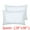 White, variant on Unique Bargains Satin Pillow Cases Set of 2 Pillow Covers Standard Khaki