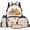 Capybara Reading, variant on XYZCANDO Cool Dinosaur Kids Backpack Set 4Pcs with Portable Lunch Bag Multifunctional Pencil Case Water Bottle Bag Carrier Large Capacity for Elementary Middle School Students