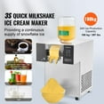 thumbnail image 2 of KFFKFF Commercial Snowflake Ice Machine, 397LBS/24H Snowflake Ice Maker, Stainless Steel Ice Shaver Machine, Electric Snow Cone Maker, Air Cooling System for Rapid Heat Dissipation, 2 of 9
