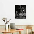 thumbnail image 2 of JEUXUS Chicago Wall Decor, Chicago Wall Art, Black and White Chicago Skyline Picture, Chicago Skyline Artwork, Black and White Chicago, Chicago City Decor, 16x20in, 2 of 4