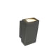 thumbnail image 5 of Lampara Muro Led Exterior Gris 14.5w Luz Suave Cálida Hled-8 Tecnolite, 5 of 5