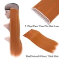 thumbnail image 4 of Benehair Clip in Hair Extensions as Human One Piece Hair Extension Curly Wavy Straight Hairpieces for Woman, 4 of 7