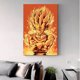 thumbnail image 1 of Cuadro Decorativo Dragon Ball Majin Vegeta Dorado Canvas Listo Para Colgar 30x45cm Jungle Art Impresion Tela Arte, 1 of 7