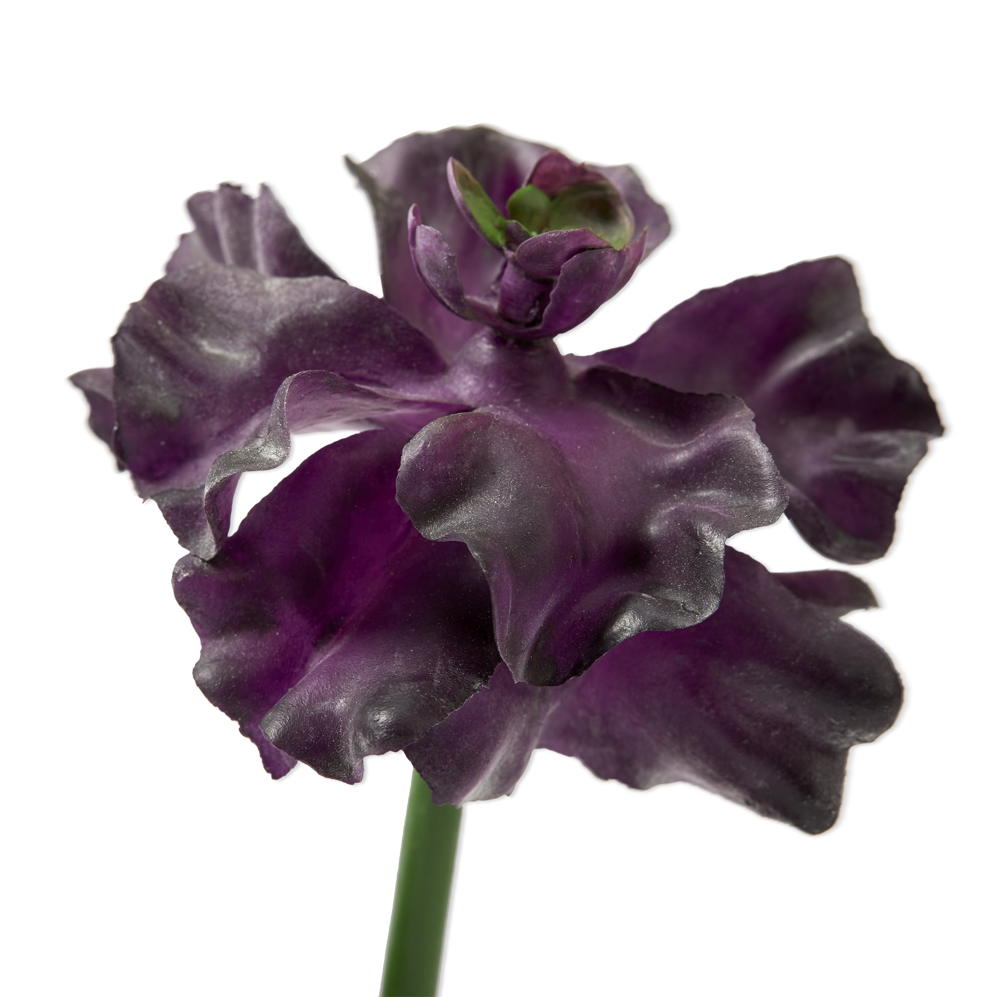 Mainstays Artificial Succulent Pick 3 inch x 3.5 inch Purple Ruffle