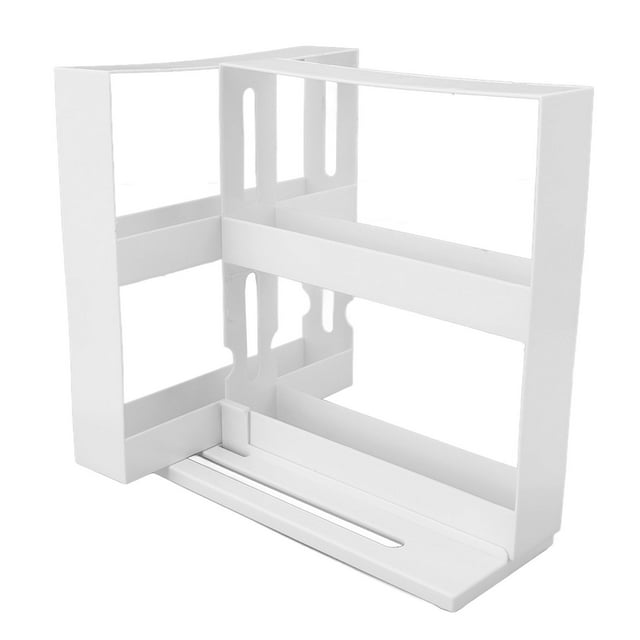 Estante de especies Deslizantes, PlásTico Premium Fuerte de Diseño Deslizable Duradero Estante de Especia Gran Capacidad para condimentos