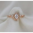 thumbnail image 3 of vylahjewellery Luxurious Anniversary Ring 1.5 Ct Oval Cut Diamond Ring 14K Rose Gold Ring Vintage Rings for Special One, 3 of 5