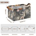 thumbnail image 7 of Yayeee Foldable Storage Basket for Shelves with Handles Waterproof Cloth Bins, Watercolor Space, 7 of 7