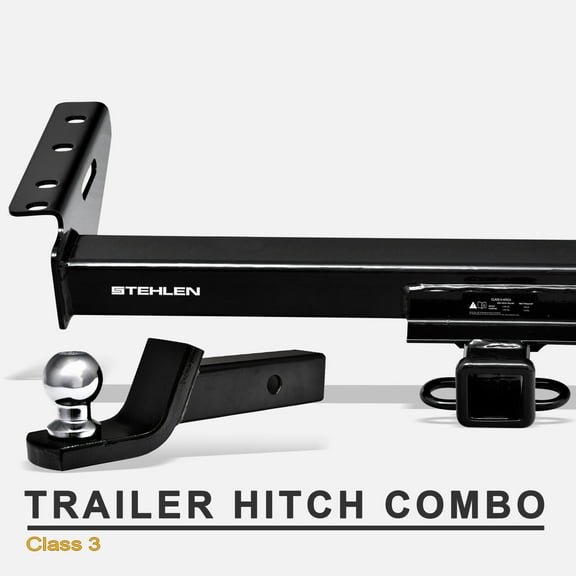Stehlen 733469492054 Class 3 Trailer Hitch Receiver 2" with Loaded Ball Mount For 1984-2001 Jeep Cherokee