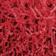 Crinkle Cut Paper Shred Filler (1 LB) for Gift Wrapping & Basket Filling - Red| MagicWater Supply