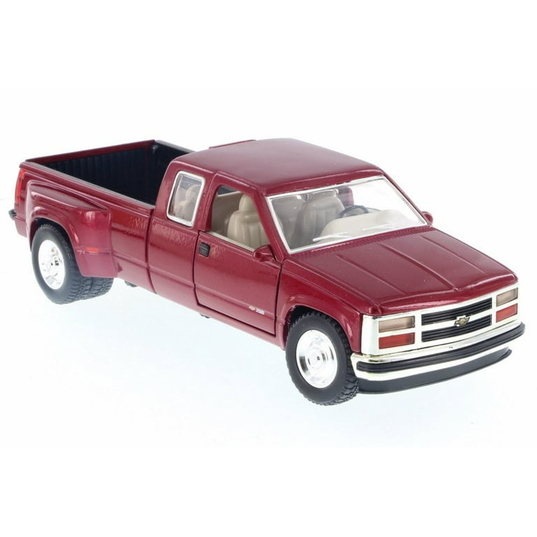 1997 Chevy C/K Dually Pickup, Red - Sunnyside SS9602D - 1/24 Scale