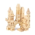 thumbnail image 1 of Bloques de madera para construir castillos Garlictoys, 75 piezas, para niños Garlictoys Garlictoys, 1 of 8