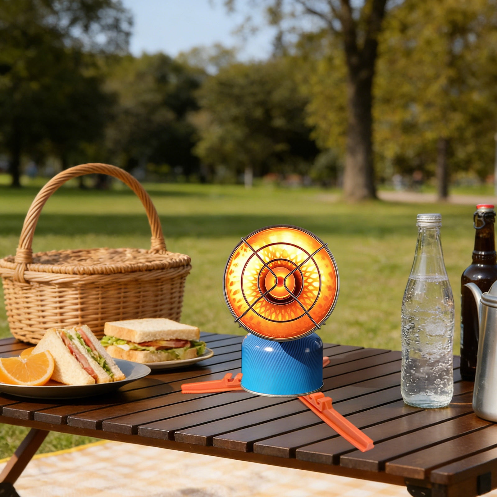 Zhi Portable Mini Sun Cover for Outdoor Camping Gas Heating Stove Waterproof Cover for Winter Fishing Tent and Stove Protection Use