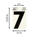 thumbnail image 2 of Hy-Ko 3-inch Reflective Vinyl Number 7, Self-Adhesive, Weather-Resistant, 2 of 11