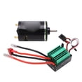 thumbnail image 2 of Motor eléctrico 540 con escobillas y conector T de 65 A ESC de alta torsión, resistente al agua, para coche de escalada RC de 27T., 2 of 14
