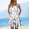 thumbnail image 2 of Vestido sin mangas cómodo suelto con estampado de Halloween con cuello redondo de verano para mujer a la moda Fridja  nbo1796, 2 of 5