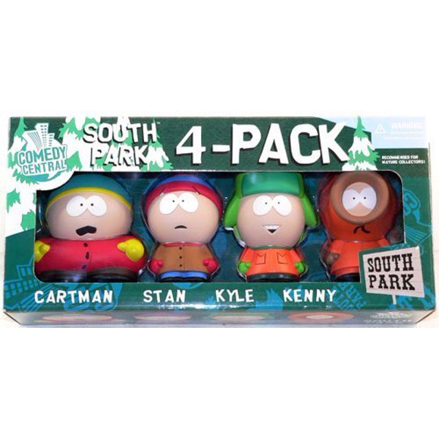 Mirage Toys Series 1 South Park 4-Pack Box Set - Incluye figuras de Cartman Stan Kyle y Kenny Mirage Toys 787718908926
