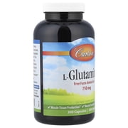 Carlson L-Glutamine, 750 mg, 300 Capsules