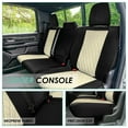 thumbnail image 4 of For 2022 – 2024 Dodge RAM 1500 FH Group Neoprene Waterproof Custom Fit Car Seat Covers  - Rear Beige, 4 of 5
