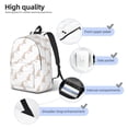 thumbnail image 5 of Daiia Leopard Print Vintage Canvas Backpack for Men and Women ,Hiking Backpack,Travel Laptop Bag for School,Large Capacity Backpack, 5 of 8