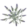 thumbnail image 6 of (2 pack) Mainstays Indoor Artificial Floral Bush, Lavender, Purple Color, Assembled Product Height 19", 6 of 10