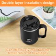thumbnail image 4 of 17 oz Stainless Steel Insulated Coffee Mug with Handle,Double Wall Vacuum Travel Mug,Tumbler Cup with Sliding Lid, 4 of 9