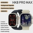 thumbnail image 2 of Hk8 Pro Max Ultra Smart Watch Hommes 49mm Écran Amoled Boussole Nfc Smartwatch, 2 of 5