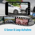 thumbnail image 3 of Abask Dash Cam Car Front & Rear Car Camera with 32GB SD Card, 4 inch Full HD 1080P, 170° Wide Angle, Night Vision, G-sensor, WDR, Loop Recording, Parking Monitoring and Motion Detection, 3 of 4