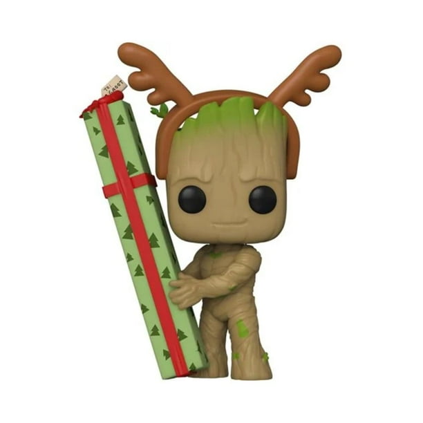 Figura Funko Pop Guardianes de la Galaxia Navidad Groot 3.75 pulgadas Funko MDOX64332