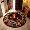 thumbnail image 2 of Soft Indoor Area Rug With Rubber Backing, Machine Washable Fatigue Resistant Floor Mat For Living Room Bedroom, 2 of 4