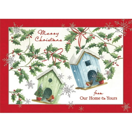 Designer Greetings Bird Houses Our Home To Yours Box Of 18 Designer Greetings Bird Houses Our