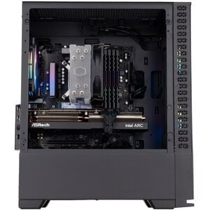 ABS Cyclone Aqua Gaming Desktop PC, Windows 11, Intel Core i5-14400F, Intel Arc B580 12GB, 16GB DDR4 RAM, 1TB NVMe SSD, WiFi, RGB, Prebuilt