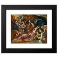 thumbnail image 2 of Josefa de Ayala e Cabrera 18x15 Black Modern Framed Museum Art Print Titled - The Penitent Magdalene Comforted by Angels (1679), 2 of 5