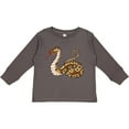 thumbnail image 3 of Inktastic Cute and Cuddly Ball Python Snake Boys or Girls Long Sleeve Toddler T-Shirt, 3 of 5