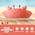 thumbnail image 3 of Miangastore 2pcs Baby Shower Caps Silicone Hair Washing Hat Adjustable Kids Shampoo Caps, 3 of 8