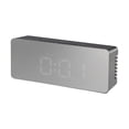 thumbnail image 1 of Decoración del hogar Led Wecker Digital USB Alarmwecker Funk Uhr Schlummerfunktion Tischuhr Spiegel negro, 1 of 8