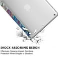 thumbnail image 6 of iPad 6 5 9.7 Inch Air 1 2 [iPad 5th 6th Air 1st 2nd Generation ] A1893 A1822 A1566 Printed Lightweight Shock Absorbant Flexible TPU Protective Clear Case - Color Emblem, 6 of 6