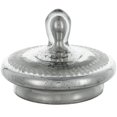 thumbnail image 4 of A&B Home Antique Style Glass Jar with Lid - 9.4" x 9.4" x 12" - Antique Silver, 4 of 4