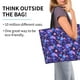 thumbnail image 2 of Disketp Skull daisy purple Bolsa Tote Estampada para Mujer, Bolso de Hombro y de Mano para Compras y Viajes, 2 of 8