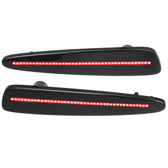LED Lateral Marcador Luz 10440721 para Chevy Corvette Negro Rojo 1 Par
