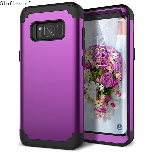 Fundas de teléfono para Samsung Galaxy S8, S9, S10 Plus, S10E, Note 8, Note 9, armadura híbrida a prueba de golpes, funda de goma resistente, cubierta de cuerpo completo Fivean unisex