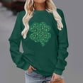 thumbnail image 6 of Guluxicc Sweatshirts for Women Casual Long Sleeve Graphic Printed Shirts St. Patrick's Day Pullover Tops, L, 6 of 6