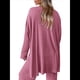 thumbnail image 4 of Conjuntos de Dos Piezas para Mujer, Camisetas de Larga A Juego, Pantalones Anchos y Chándales, Ropa de Otoño. Rosa S, 4 of 10
