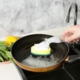 thumbnail image 5 of Moqsnm 5 Pack Dish Sponge for Kitchen, Sponges for Dishes, Sponges Kitchen, Cleaning Sponge, Dual Sided Scrub Heavy Duty, Non Scratch Sponges Perfect for Dishwashing and Household Cleaning, 5 of 9