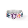 thumbnail image 3 of Ringmasters Flower Petal Multicolor Enamel Sterling Silver Choose the Right CTR Ring Size 9.5, 3 of 5
