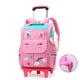 thumbnail image 1 of Amiqi-Mochila escolar con ruedas para niñas, morral con ruedas para el almuerzo, morral rodante para niños xuanjing unisex, 1 of 2