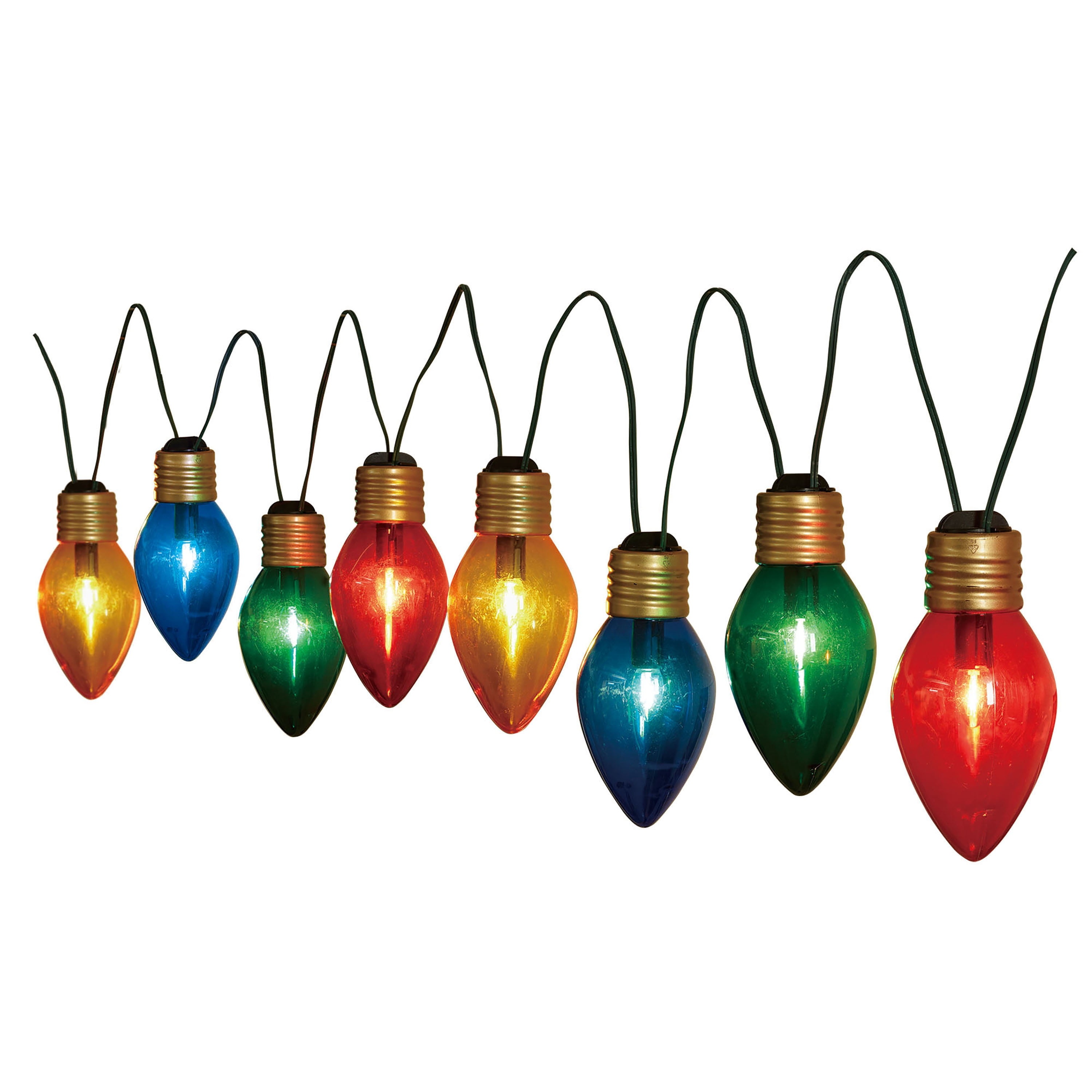 Holiday Time 8-Count LED Jumbo C7 String Lights, 10.8 Feet photo 1