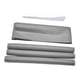 thumbnail image 5 of Tope de tiro para debajo de la puerta, tira de sellado para puerta, multiusos, fácil de instalar, tapón de barrido para huecos de ventanas de garaje Gris, 5 of 8